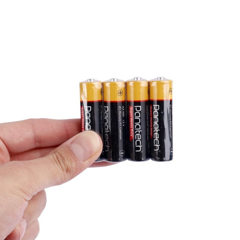 باتری قلمی پاناتک مدل Super Heavy Duty AA بسته ۴ عددی