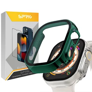کاور اسپریگ مدل Dark Green مناسب برای اپل واچ Ultra 49 میلیمتری