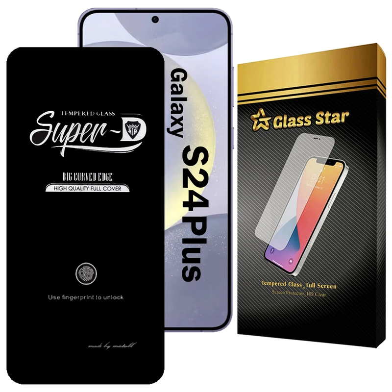 محافظ صفحه نمایش گلس استار مدل SUPERDNS مناسب برای گوشی موبایل سامسونگ Galaxy S24 Plus 5G