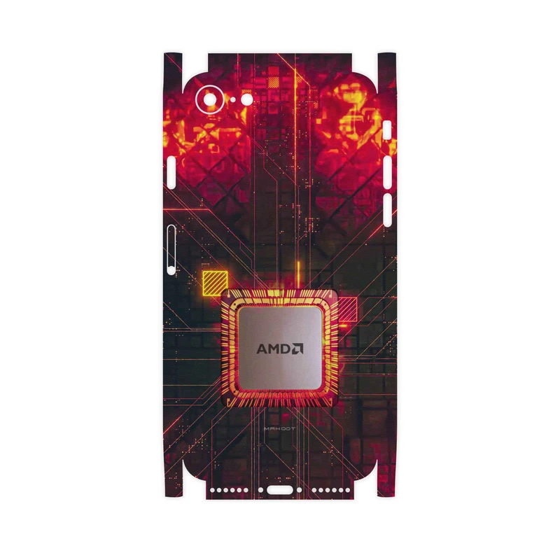 برچسب پوششی ماهوت مدل AMD-Brand-FullSkin مناسب برای گوشی موبایل اپل iPhone SE 2022