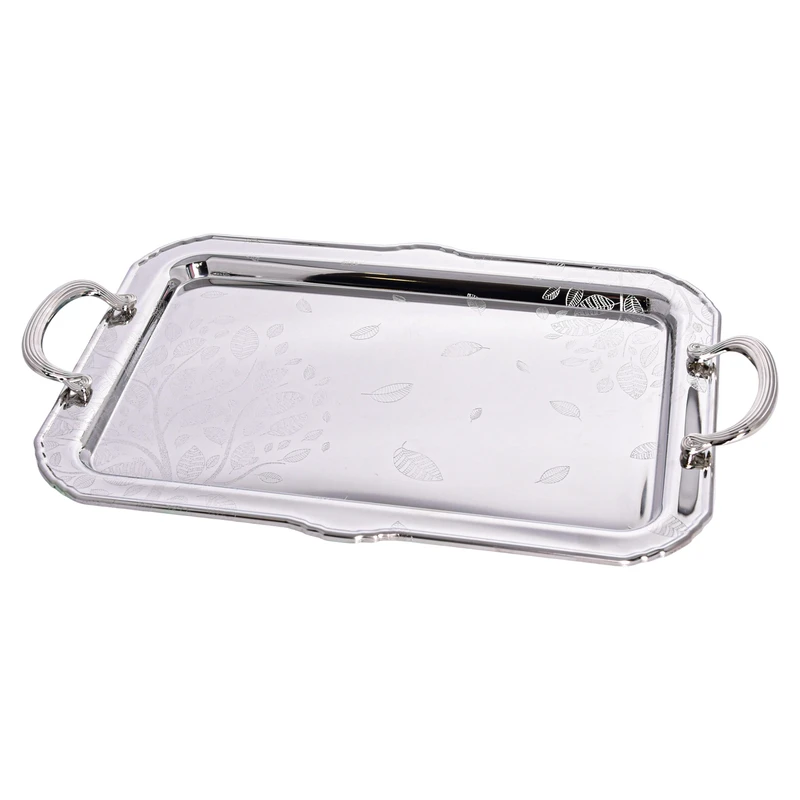 سینی دسته دار یونیک کد 02 - 4017 سایز 28*44 سانتی متر