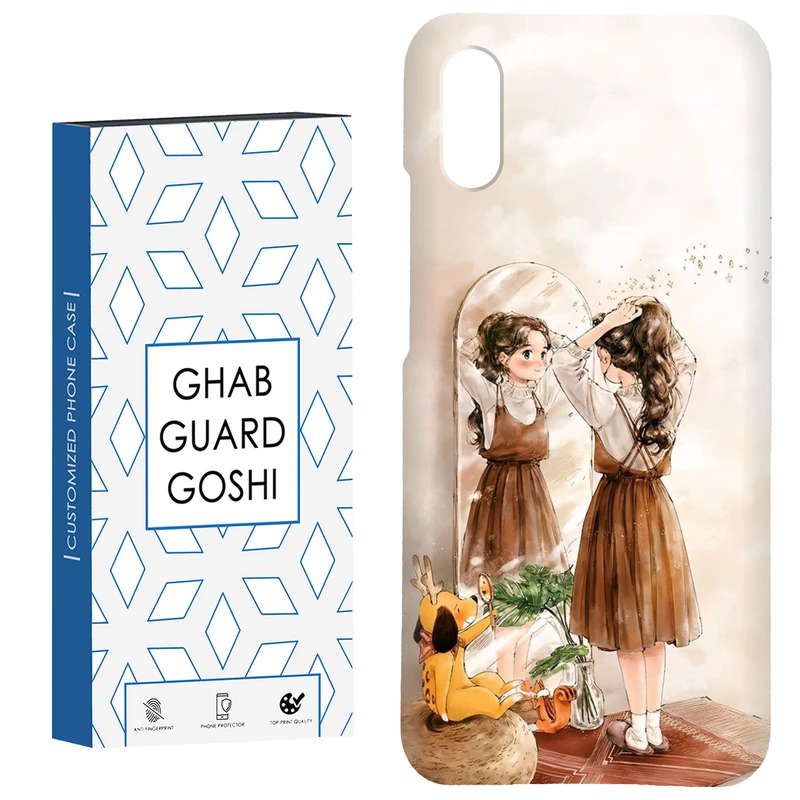 کاور قاب گارد گوشی طرح دخترانه کد Dimo-019 مناسب برای گوشی موبایل شیائومی Redmi 9A / 9i