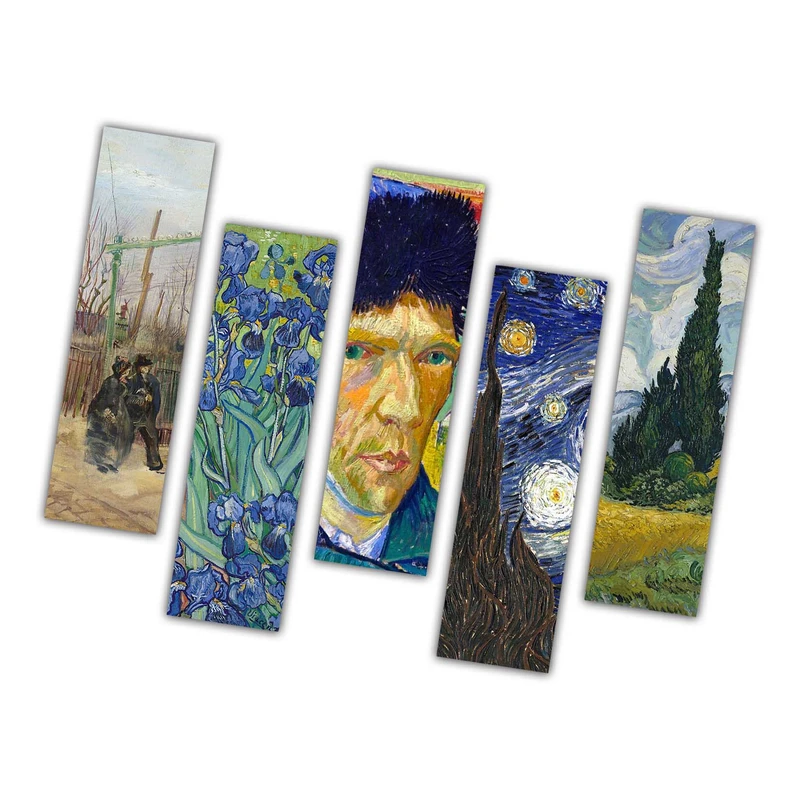 نشانگر کتاب مدل ونگوگ  کد 675 بسته 5 عددی