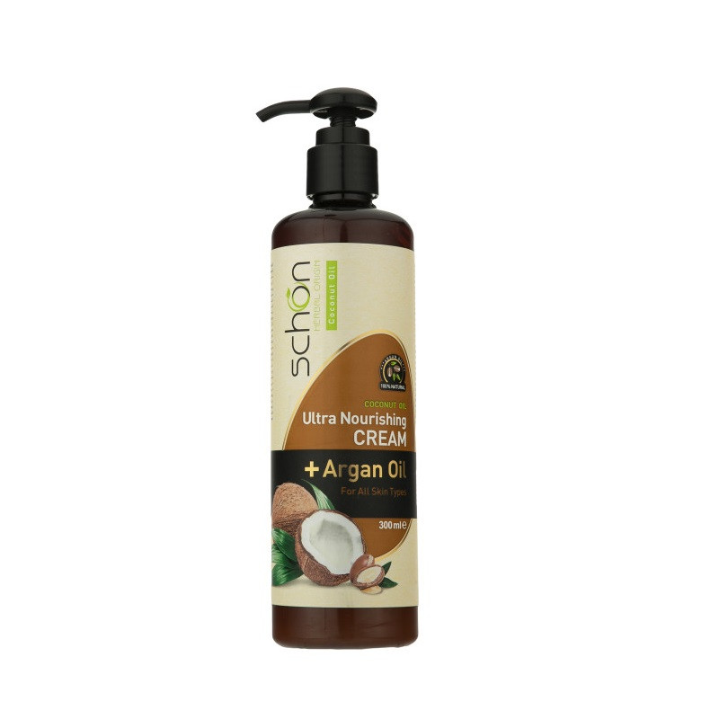 کرم مرطوب کننده شون مدل Coconut Oil حجم 300 میلی لیتر مجموعه 2 عددی