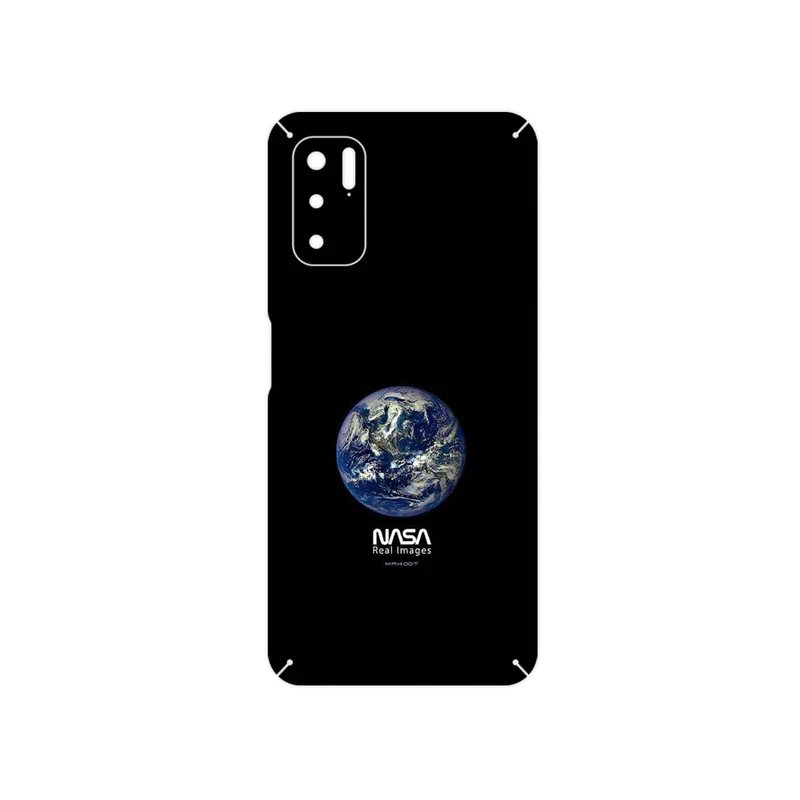 برچسب پوششی ماهوت مدل NASA Home Earth مناسب برای گوشی موبایل شیائومی Redmi Note 10 5G