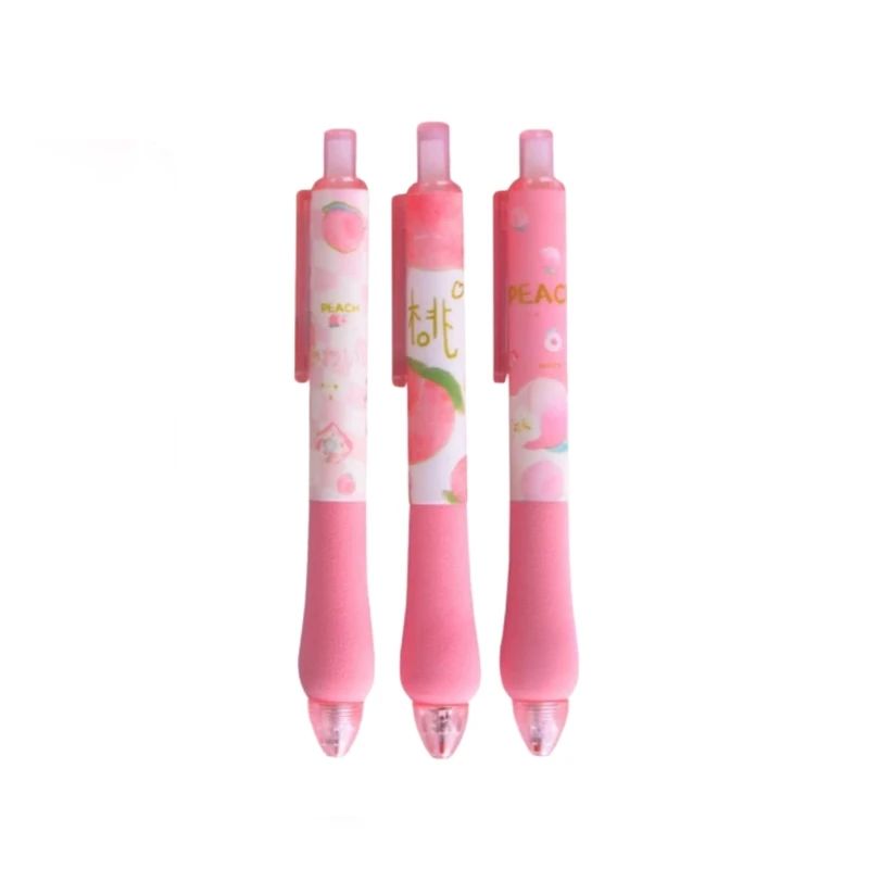 روان نویس مدل گریپ دار طرح هلو مجموعه 3عددی