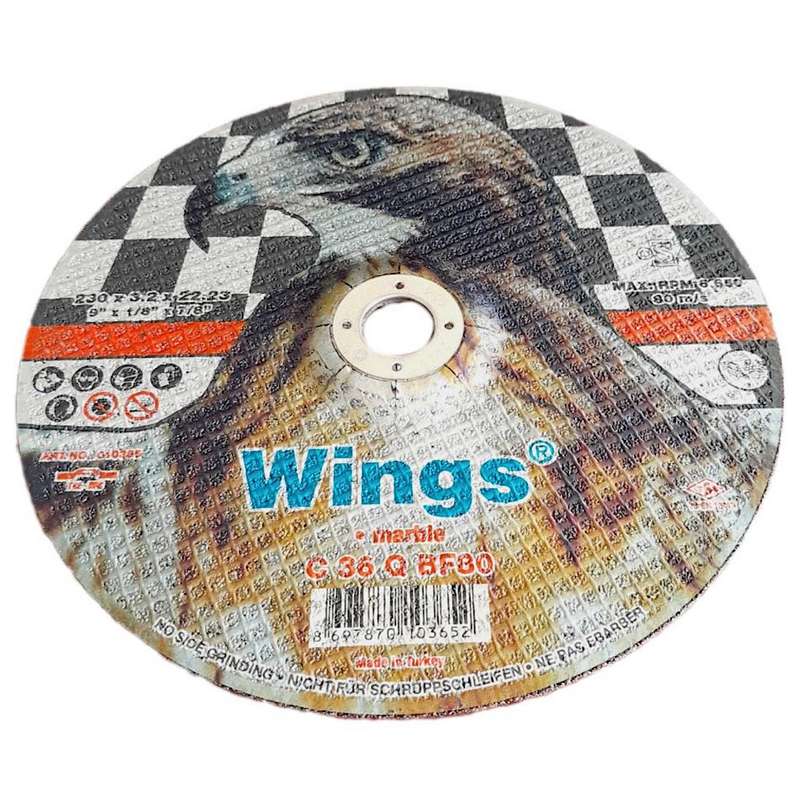 سنگ برش سنگ وینگز مدل 230 بسته 5 عددی