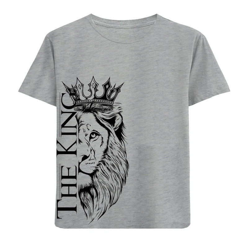 تی‌شرت آستین کوتاه پسرانه مدل شیر N265