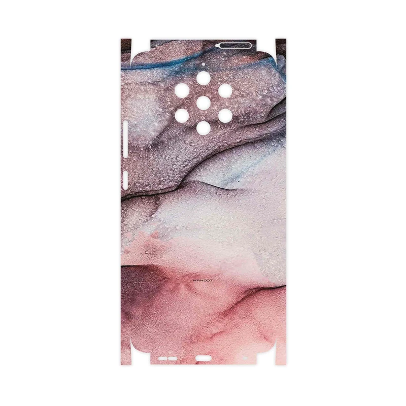 برچسب پوششی ماهوت مدل Smoky pink marble-FullSkin مناسب برای گوشی موبایل نوکیا 9 Pureview