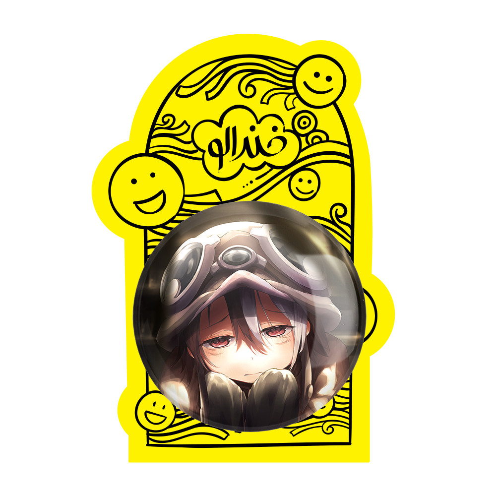 آینه جیبی خندالو طرح اوزن انیمه ساخته شده در پرتگاه Made in Abyss مدل تاشو کد 22110 آینه جیبی خندالو طرح اوزن انیمه ساخته شده در پرتگاه Made in Abyss مدل تاشو کد 22110