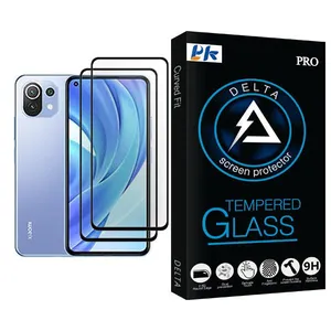 PK Delta Glass MIX002 Screen Protector For Xiaomi Mi 11 Lite Pack Of 2