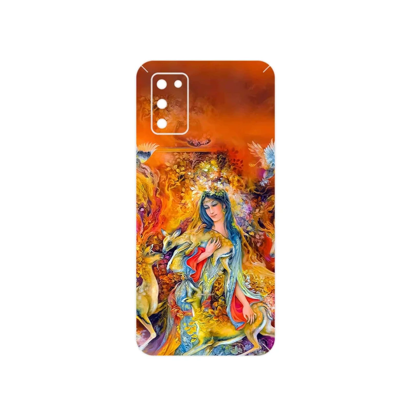 برچسب پوششی ماهوت مدل Persian miniature 2 مناسب برای گوشی موبایل سامسونگ Galaxy A03S