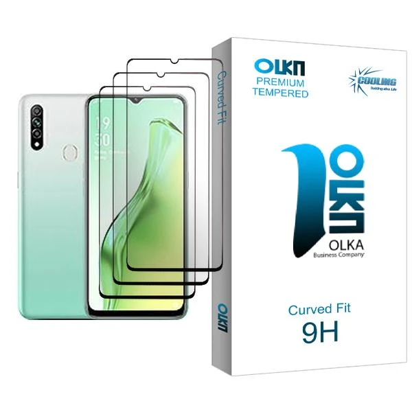 محافظ صفحه نمایش کولینگ مدل Olka Glass MIX003 مناسب برای گوشی موبایل اوپو A31 بسته سه عددی