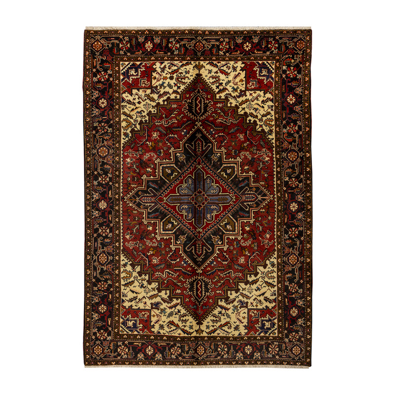 فرش دستبافت شش متری طرح هریس کد 4.43.5129