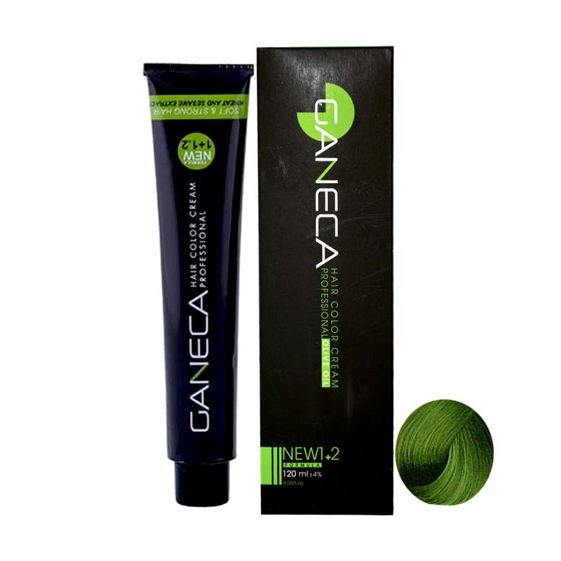 رنگ مو گانسا شماره M8 حجم 120 میلی لیتر رنگ بلوند زیتونی روشن 