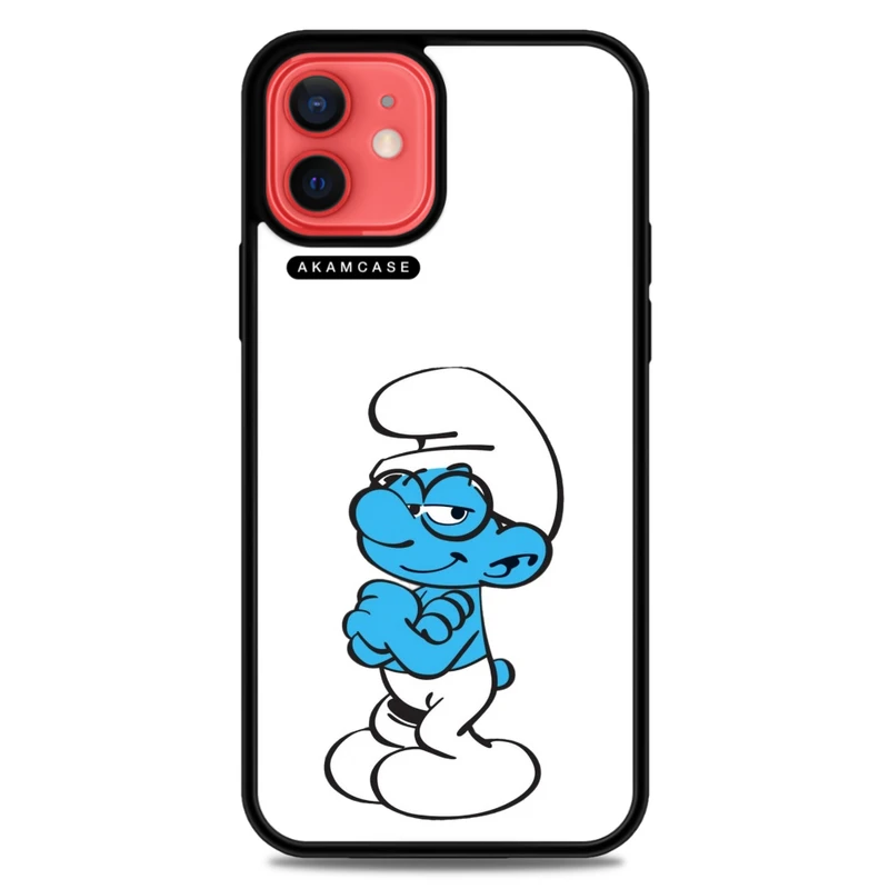 کاور آکام مدل AMC-WA12-SMURFS-26 مناسب برای گوشی موبایل اپل iPhone 12
