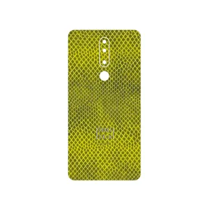 MAHOOT Yellow Snake Skin Cover Sticker for Nokia 3.1 Plus
