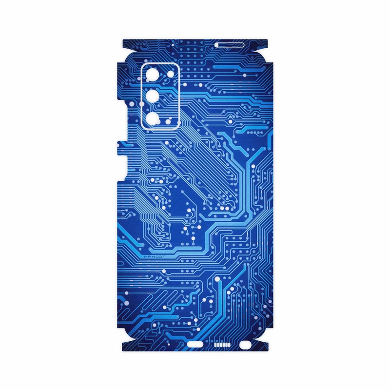 برچسب پوششی ماهوت مدل Blue Printed Circuit Board-FullSkin مناسب برای گوشی موبایل سامسونگ Galaxy Note 20