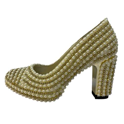 کفش زنانه مدل مجلسی مرواریدی مدل 02
