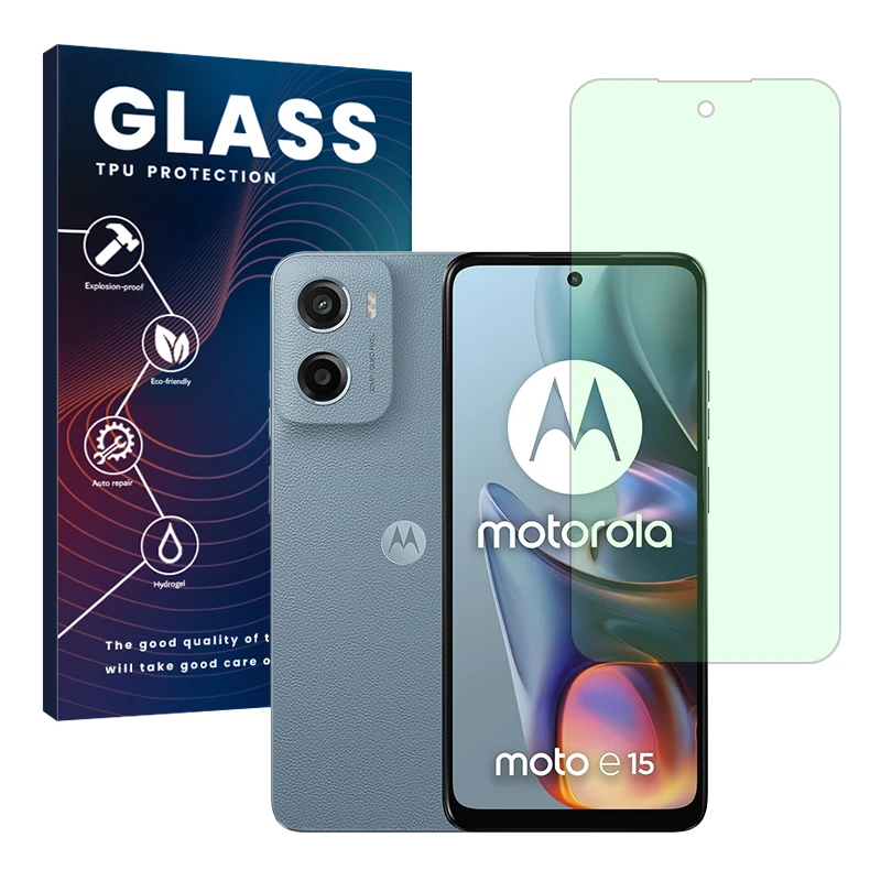 محافظ صفحه نمایش گرین لایت گلس مدل Eye Care مناسب برای گوشی موبایل موتورولا MOTO E15