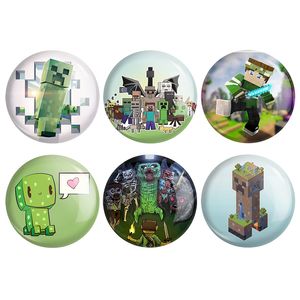 مگنت خندالو طرح بازی ماینکرافت Minecraft کد 1438B مجموعه 6 عددی
