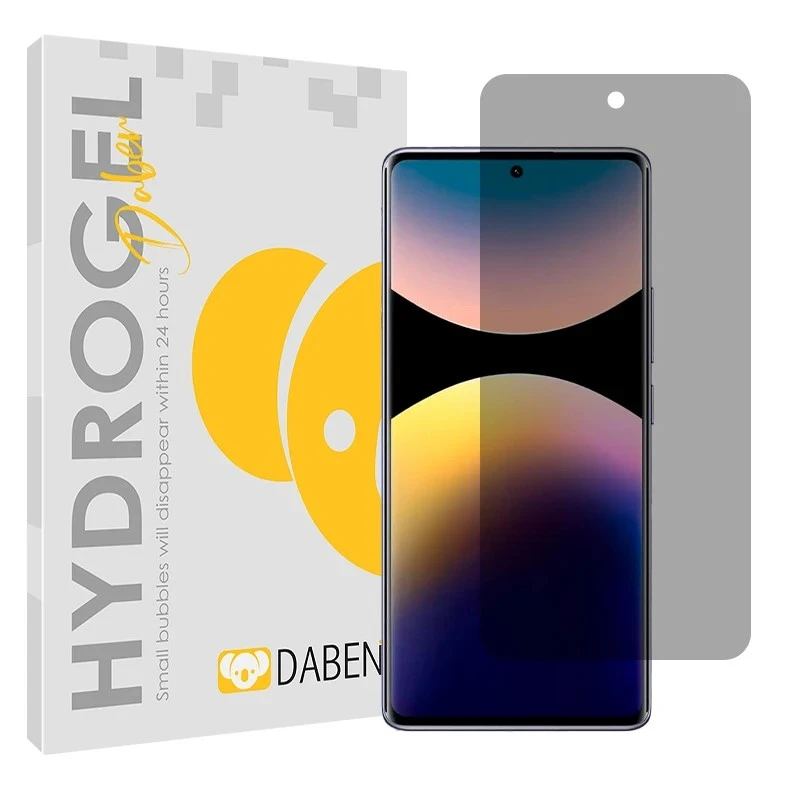 محافظ صفحه نمایش حریم شخصی دبن مدل هیدروژلی مناسب برای گوشی موبایل شیائومی Poco M8 Pro