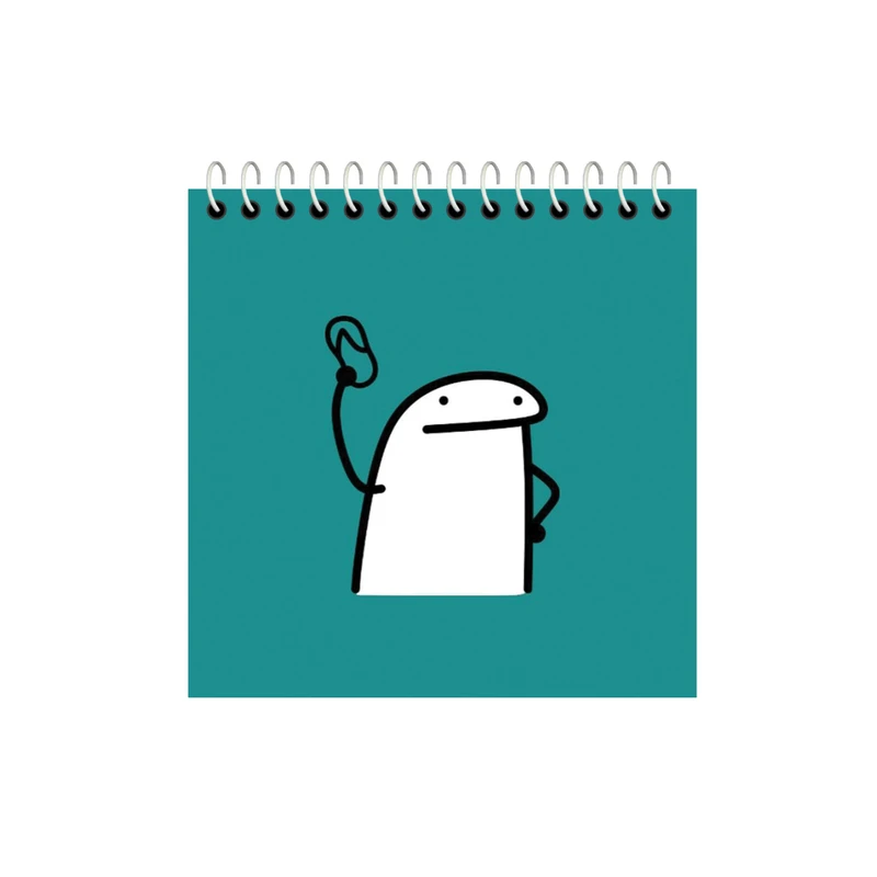 دفترچه یادداشت 50 برگ آلبالو مدل آقای خط فانتزی کد 4044