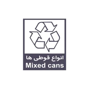 برچسب راهنما مدل انواع قوطی ها