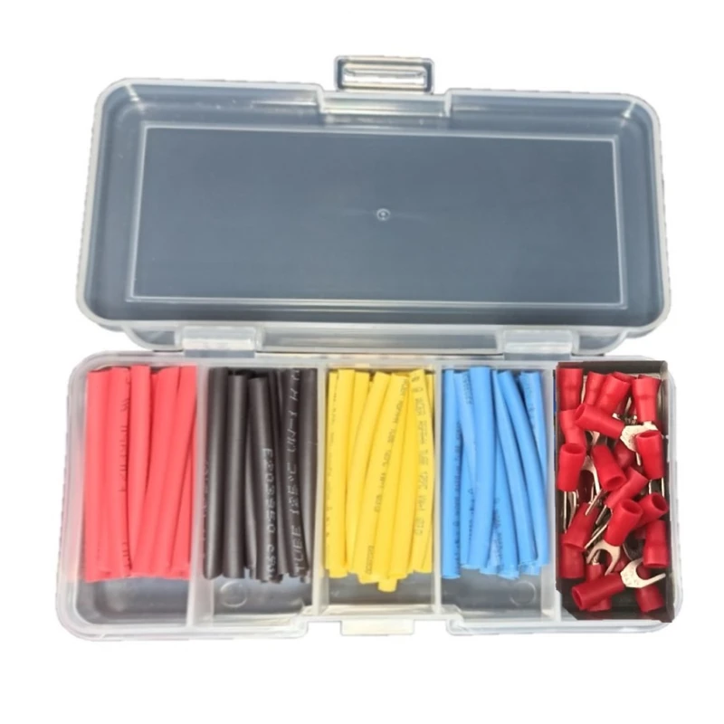 وارنیش حرارتی مدل DG-3 مجموعه 100 عددی به همراه سرسیم دوشاخ