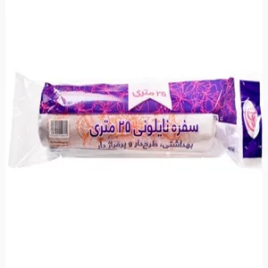 سفره یکبارمصرف ریوا مدل گلدار رول 25 متری