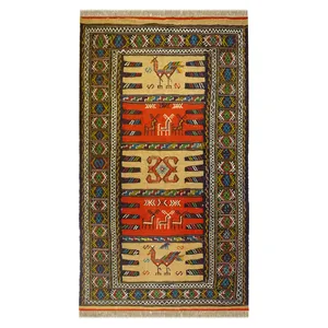 گلیم دستبافت دو متری کد 5035