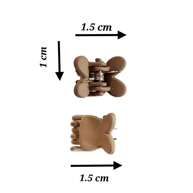 کلیپس مو زنانه مدل خرگوشی کد brg 2230 بسته 10 عددی