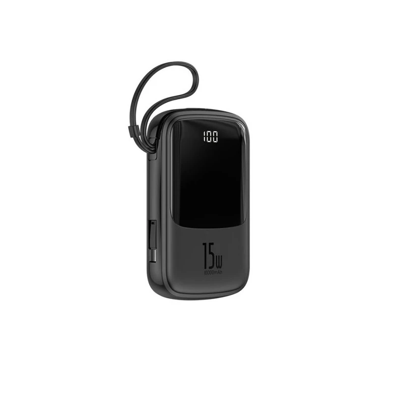 عکس شماره 2 : پاوربانک 15 وات بیسوس مدل 1001 ظرفیت 10000 میلی آمپر ساعت