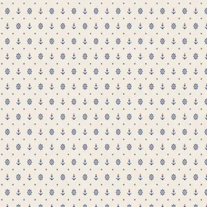 پوستر دیواری اتاق کودک مدل زمینه لنگر و سکان DVRF2431