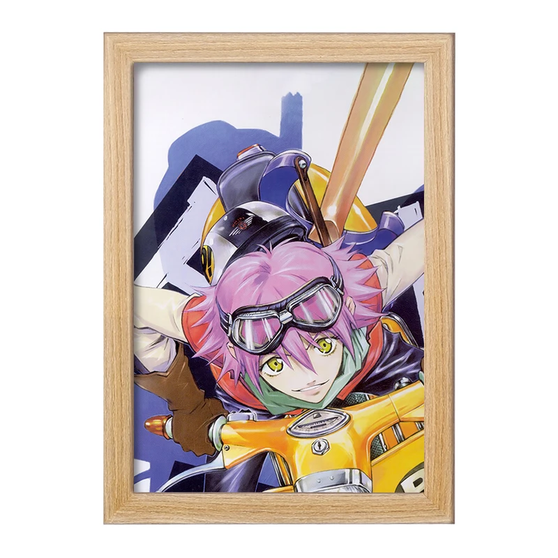 تابلو خندالو مدل هاروکو انیمه فولی کولی Fooly Cooly  کد 23556