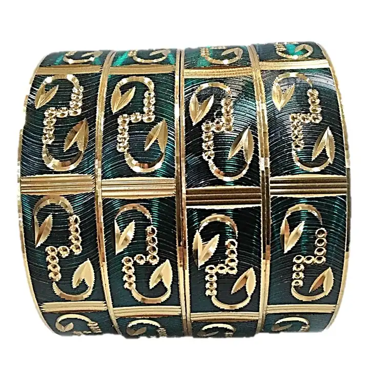 النگو زنانه مدل هندی کد glsr-21900 مجموعه 4 عددی