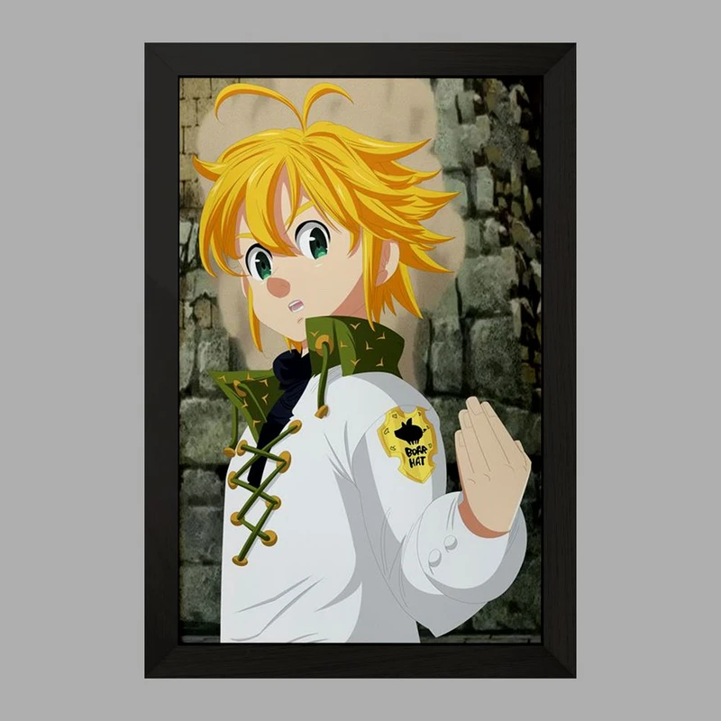 تابلو خندالو مدل ملیوداس انیمه هفت گناه کبیره  کد 17554