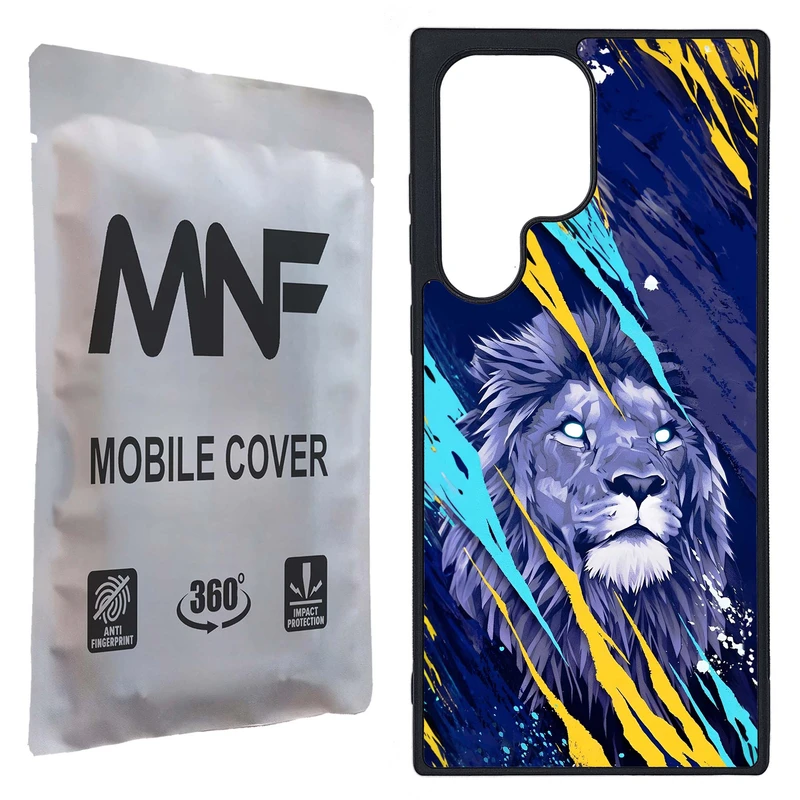 کاور ام ان اف طرح Lion کد P-228 مناسب برای گوشی موبایل سامسونگ Galaxy S23 Ultra
