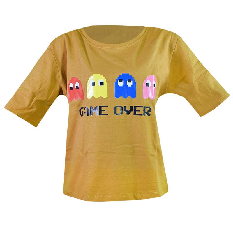 نیم تنه زنانه مدل Game Over Bz