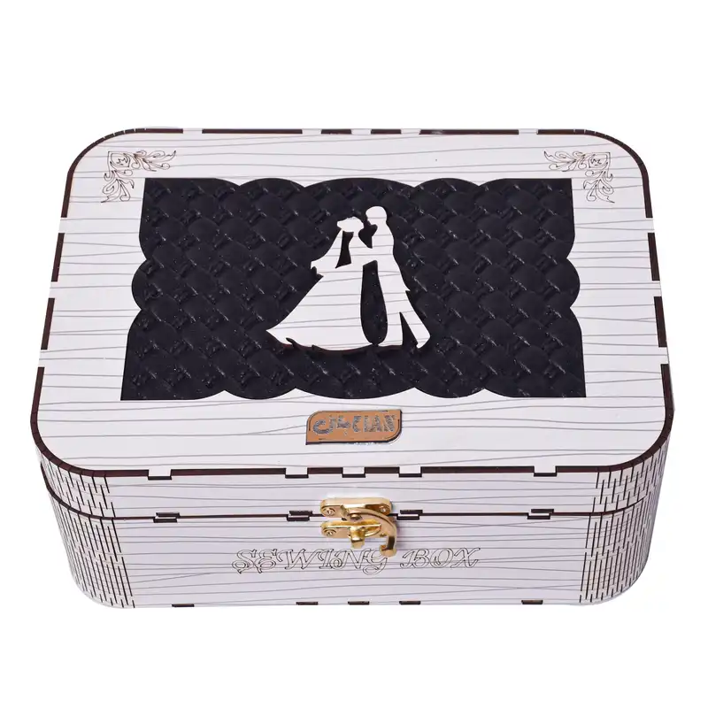 جعبه نخ و سوزن مدل Kh2000 مجموعه 21 عددی