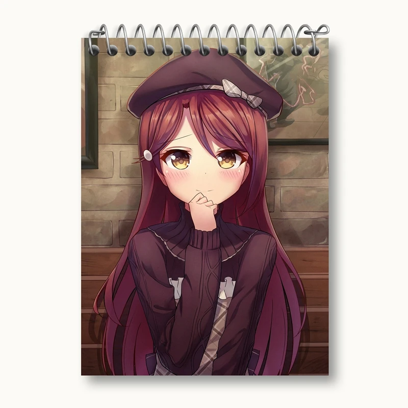 دفتر یادداشت 50 برگ خندالو مدل ریکو انیمه لاو لایو Love Live کد 18299