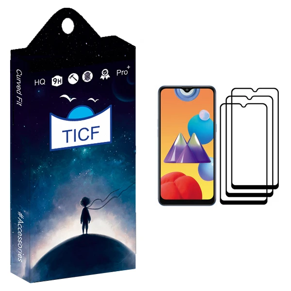 محافظ صفحه نمایش تی ای سی اف مدل +HD مناسب برای گوشی موبایل سامسونگ Galaxy M01s بسته سه عددی