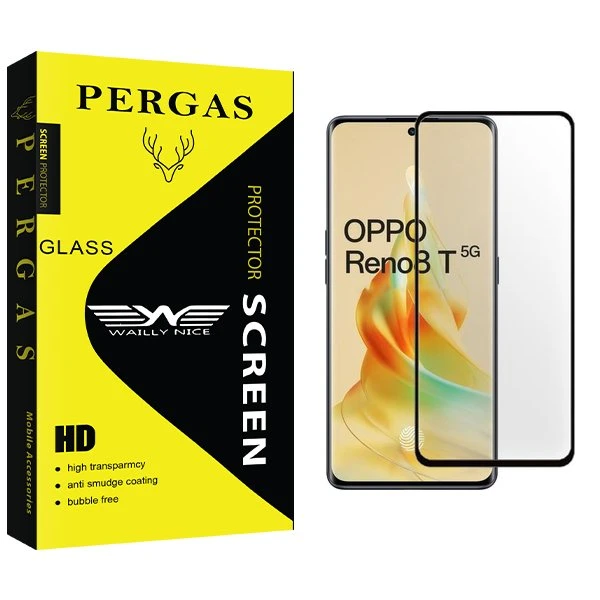 محافظ صفحه نمایش شیشه ای وایلی نایس مدل Pergas مناسب برای گوشی موبایل اوپو Reno 8T