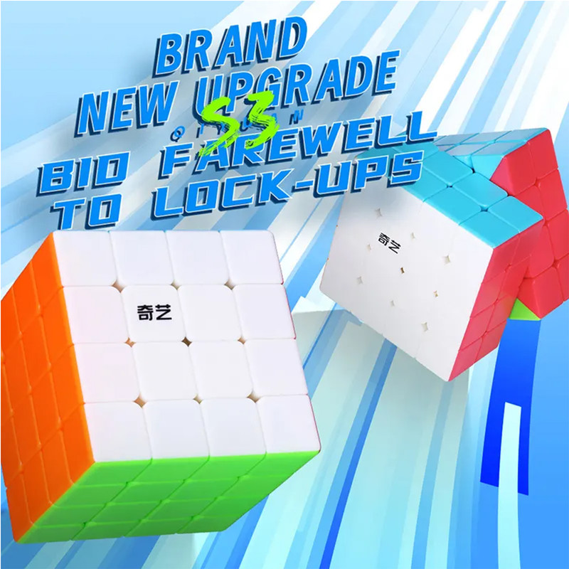 مکعب روبیک چی ای مدل کای وای کای یوان اس 3 4×4 QY QiYuan S3