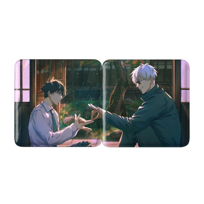 مگنت خندالو مدل گوجو ساتورور و فوشیگورو مگومی انیمه جوجوتسو کایزن Jujutsu Kaisen کد A229 مجموعه 2 عددی