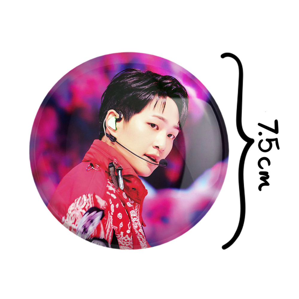 آینه جیبی خندالو طرح اونیو گروه شاینی Shinee مدل تاشو کد 21309