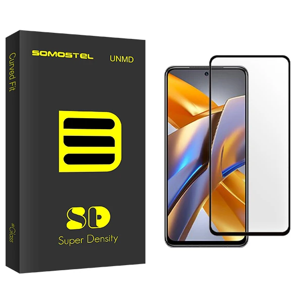 محافظ صفحه نمایش شیشه ای سوماستل مدل SD مناسب برای گوشی موبایل شیائومی Poco M5s