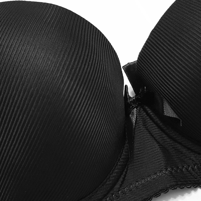 ست شورت و سوتین زنانه پدلی مدل بند متحرک فنردار کد 5126-P133 رنگ مشکی