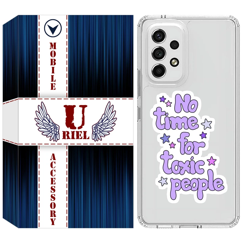 کاور یوریل مدل Clear کد 97 طرح Toxic مناسب برای گوشی موبایل سامسونگ Galaxy A13 4G