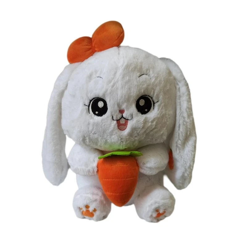 عروسک مدل خرگوش هویج به دست ارتفاع 25 سانتی متر